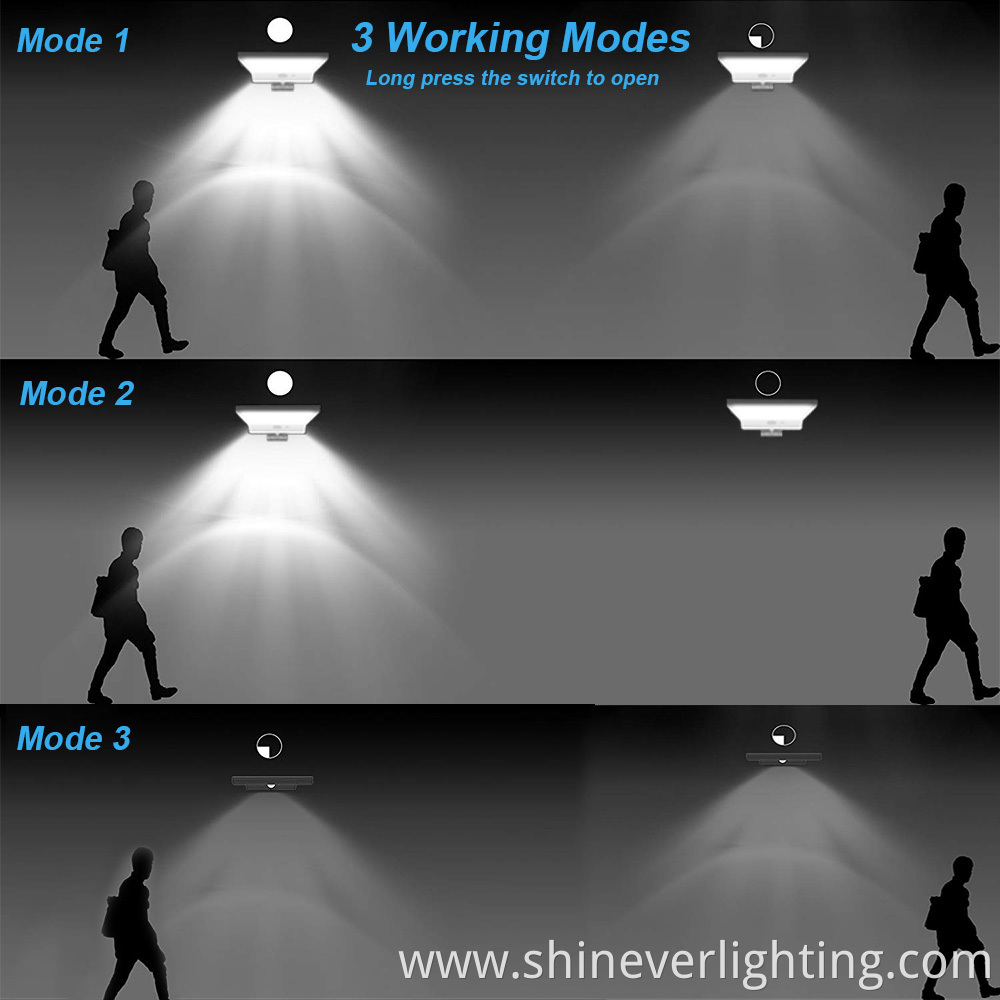 Solar-powered PIR sensor light 